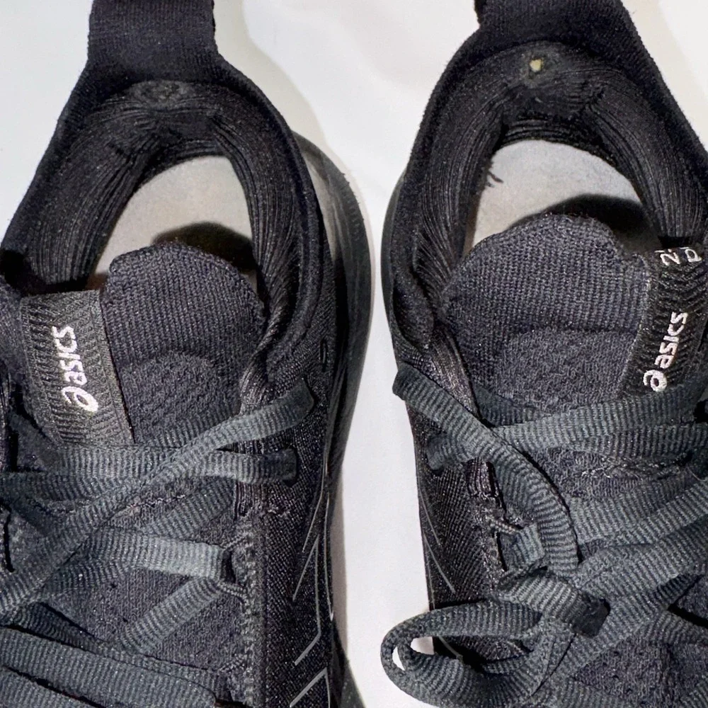 Asics‎ Gel Nimbus 25 Running Shoes Womens 10.5 Black Athletic Sneakers 1012B435
